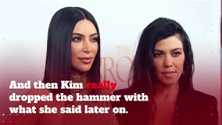 Kim Kardashian Tells Kourtney She's the Least Exciting to Look at