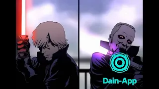 Dark Empire: Dark Luke Skywalker vs Darth Sidious Reborn Animation - 60FPS [DAINAPP]