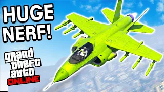 The Lazer & Hydra Nerf is BRUTAL! | GTA 5 Online