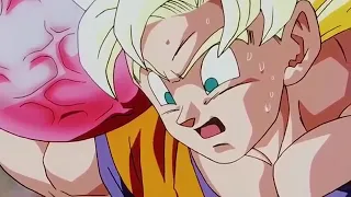 Goku y vegeta salen del cuerpo de super buu (HD)