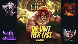 Era of Chaos: Tier List - Champion and Commander Units