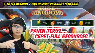 7 Tips Farming / Gathering Resources dengan cepat - Rise Of Kingdoms Indonesia