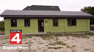 Michigan's first 3-D printed house built on Detroit's east side