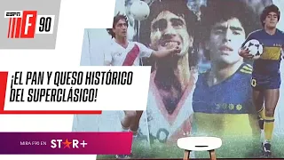 ¿MARADONA O ALONSO? ¿GALLARDO O BIANCHI? ¡El pan y queso histórico del Superclásico en #ESPNF90!