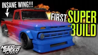 FIRST SUPER BUILD... INSANE WING!!! | Need for Speed Payback