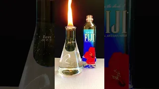 How to Burn Water 🔥💦🧪 #shorts #chemistry #chemicalreaction #magic