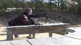 M99 Barrett .50 BMG w/ Nightforce Benchrest 12-42x @ Calverton Long Island