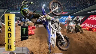 Monster Energy Supercross - Crash Compilation #1 (PC HD) [1080p60FPS]