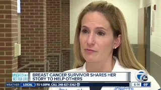 Breast cancer survivor shares her story to help others