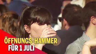 Öffnungs-Hammer für 1 Juli