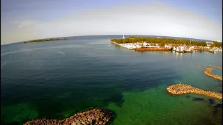 Saunders Beach East, New Providence, Bahamas (Holy Stone HS 120D Raw Footage)
