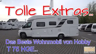 Wohnmobil mit Super Sitzgruppe 💖Hobby T 75 HGE Modell 2022 Beste Ausstattung mit vielen Extras👍