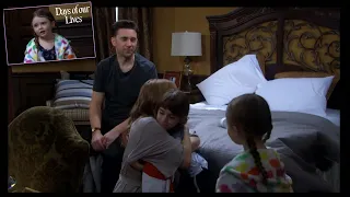 Charlotte and Thomas DiMera Hug Their Mom, Abigail, Goodbye