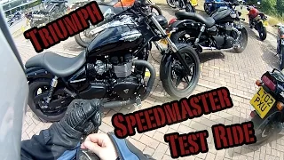Test Riding The Triumph Speedmaster