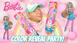 Barbie Color Reveal Party! (Series 7)