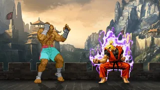 SUPREME SAGAT vs DRAGON KEN - High level insane fight❗