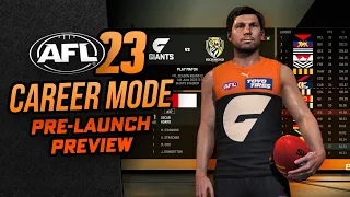 AFL 23 - The Ultimate Career Mode Preview