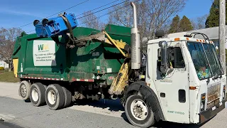 WM’s Oldest Garbage Truck Packing Spring Recycling