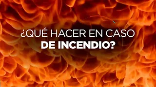 ¿Sabes qué hacer en caso de incendio? Estas son algunas recomendaciones básicas