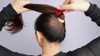 Self Hair Style Girl For Long Hair | Small Claw Clip Hairstyle For Wedding