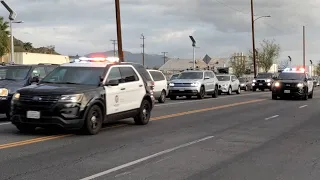 LAPD Foothill Units Responding Code 3 x7