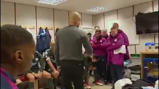 Pep Guardiola's team talk