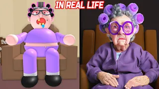 Escape Grandma House Obby IN REAL LIFE Roblox Giant Box Fort Maze Walkthrough FULL GAME Ryan's World