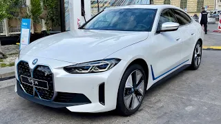 Новый BMW i4 2022 - ПЕРВЫЙ ВЗГЛЯД и ОБЗОР (экстерьер, интерьер)