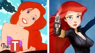 10 Disney Princesses Reimagined As DIFFERENT CHARACTERS