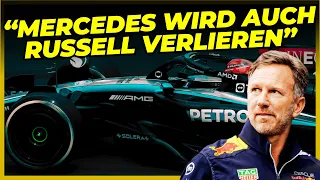 CHRISTIAN HORNER GREIFT TOTO WOLFF AN UND MACHTE ANSCHULDIGUNGEN ÜBER RUSSELL - FORMEL 1