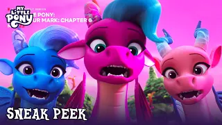 SNEAK PEEK | The Dragons meet Sparky! | My Little Pony: Make Your Make (Chapter 6) [HD]