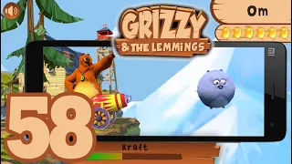 Grizzy and the Lemmings The cannon! Part 58 (Android/iOS)