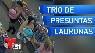 Captadas cuando seducen a hombre y presuntamente le roban reloj