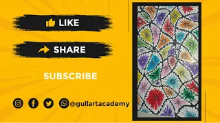 Beautiful Colorful zentangle art|| Art patterns for beginners #zentangle  #doodle  #gullartacademy