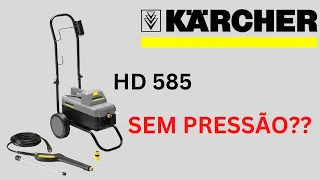 Lavadora Alta Pressão Karcher HD 585 - Sem Pressão? Como trocar os Reparos