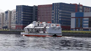 Перспективный водный транспорт для города - электрическое судно Ecovolt.
