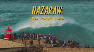 NAZARÉ MONSTER SWELL ALERT! [ Raw footage ]