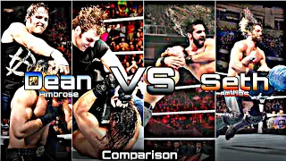 😈Seth Rollins vs Dean Ambrose😡 #shorts #wwe #comparison #sethrollins #deanambrose #shield