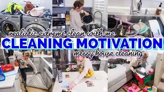 EXTREME CLEANING MOTIVATION | MESSY HOUSE CLEAN WITH ME | EVERYDAY MOM LIFE CLEANING - BRONTE'S LIFE