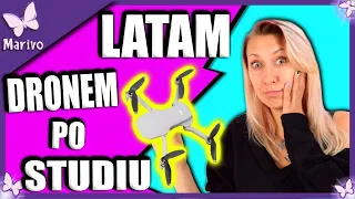 Challange: Latam DRONEM po studiu😱 3 część studia! Lalki Barbie Lego Tajemnicza Skrzynka