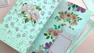 Pocket Pages Junk Journal with 12x12 Paper Tutorial One Page Wonder