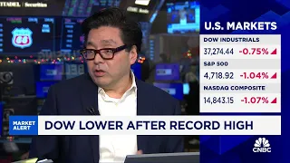 Stock market's sharp sell-off looks like 'profit taking,' says Fundstrat's Tom Lee