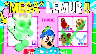 I Traded Away My *MEGA NEON LEMUR* In Adopt Me Roblox !! Trading *JUNGLE REFRESH* Pet (Trade Proofs)