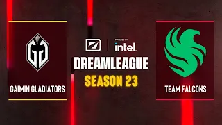 Dota2 - Gaimin Gladiators vs Team Falcons - DreamLeague Season 23 - Playoffs