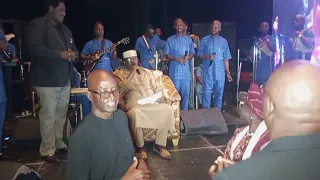 Evang. Ebenezer Obey Serenade, Ex footballer Segun Odegbami