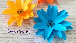 Простые цветы своими руками/Paper flowers/diy/craft