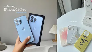 iPhone 13 Pro sierra blue unboxing & accessories + camera test 🤳 Indonesia