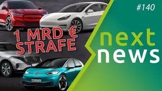 nextnews: Tesla Rückruf, China Model 3, CO2-Strafen, VW ID.4 billiger, Mercedes EQA, BMW Lade-Rekord