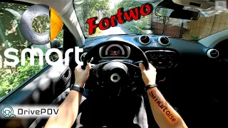 Smart Fortwo II 1.0i 2019 | 71HP-91NM | POV TEST DRIVE, POV ACCELERATION, POV TOP SPEED | #DrivePOV