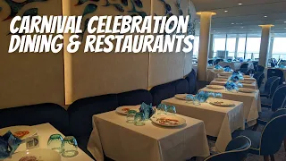 Cruise Food: A Carnival Celebration Dining and Restaurant Review including menus